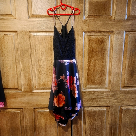 Black Flower Dress - Picture 1 of 3